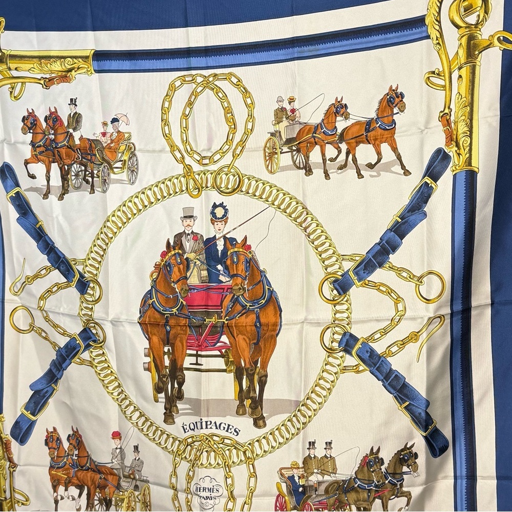 HERMES SILK SCARF